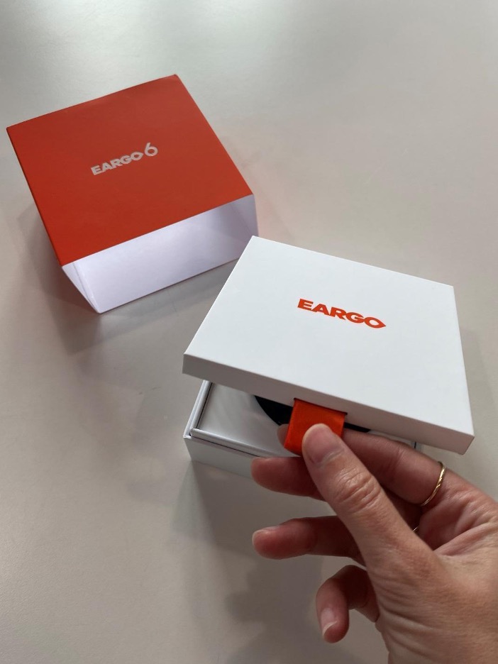 Eargo hearing aid unboxing