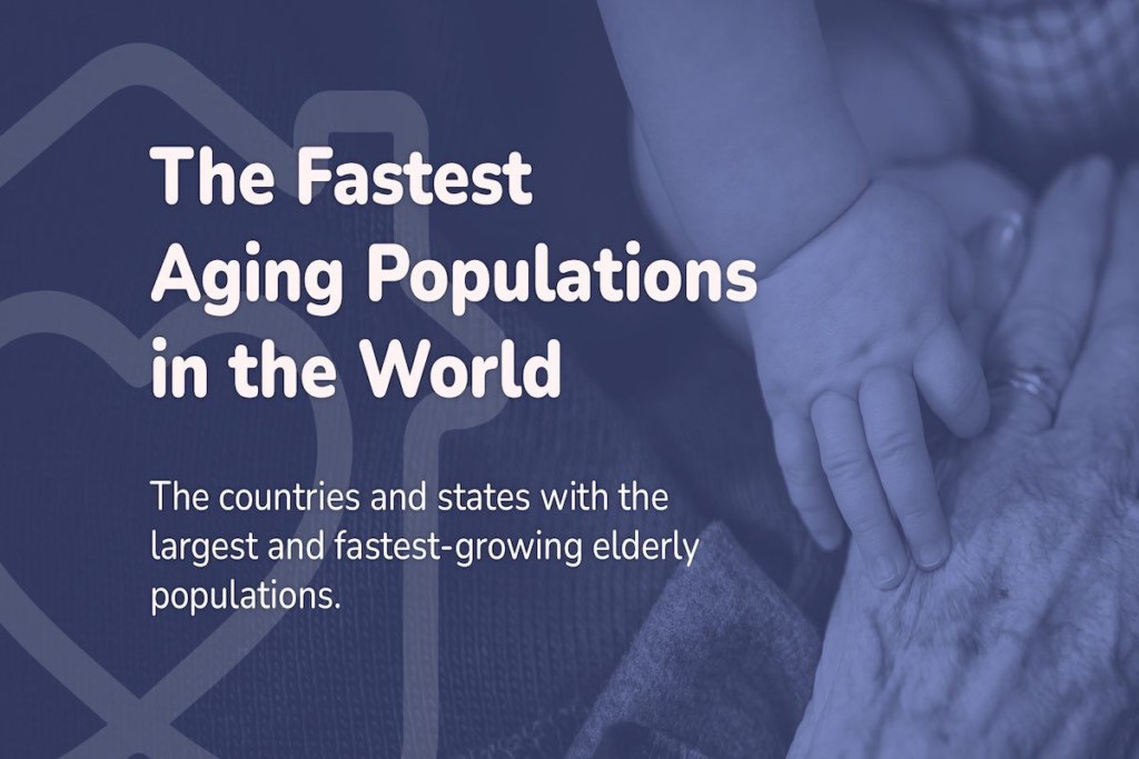 The fastest aging populations in the world