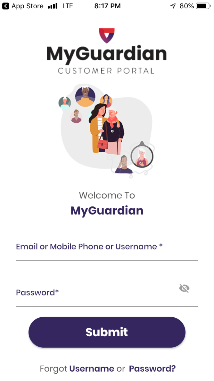 MyGuardian app