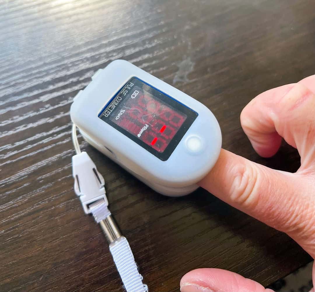 Using a pulse oximeter