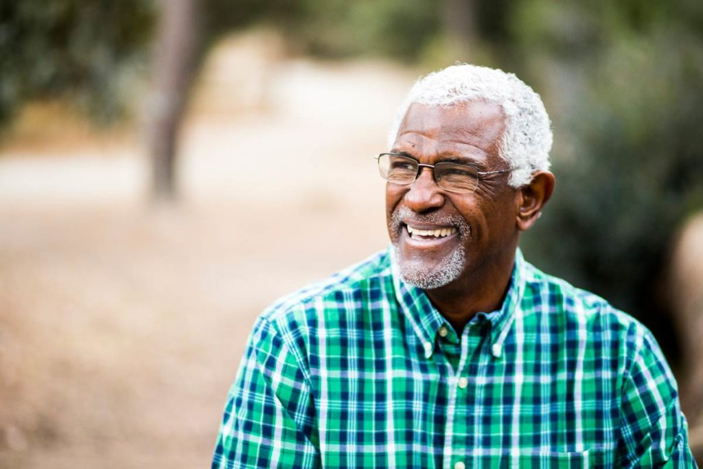 senior man smiling medigap health insurance