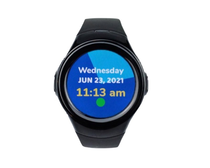 On-The-Go Wristwatch Medical Alert + GPS And Pedometer