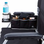 Wheelchair Side Bag with Large Cup Holder Arm