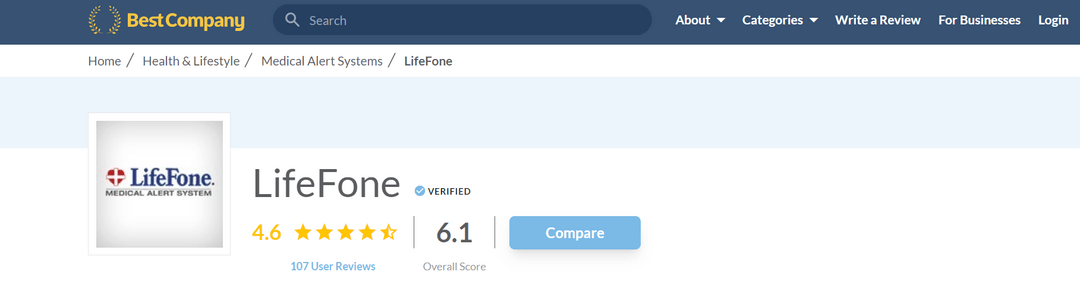 LifeFone Review on BestCompany