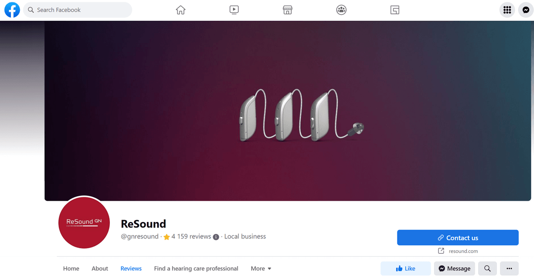 Resound Review on Facebook